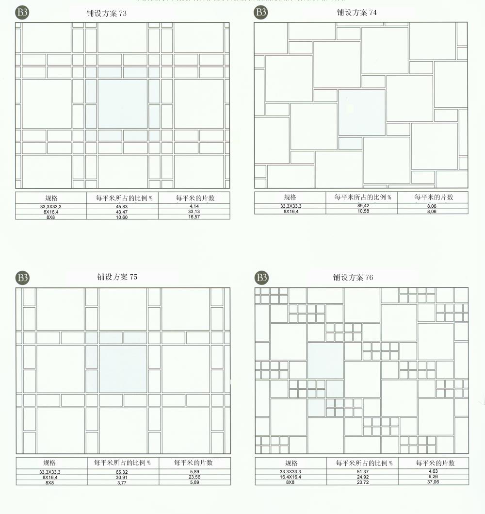 花季传谋在线下载黄版陶设计师常用80种瓷砖铺设方案